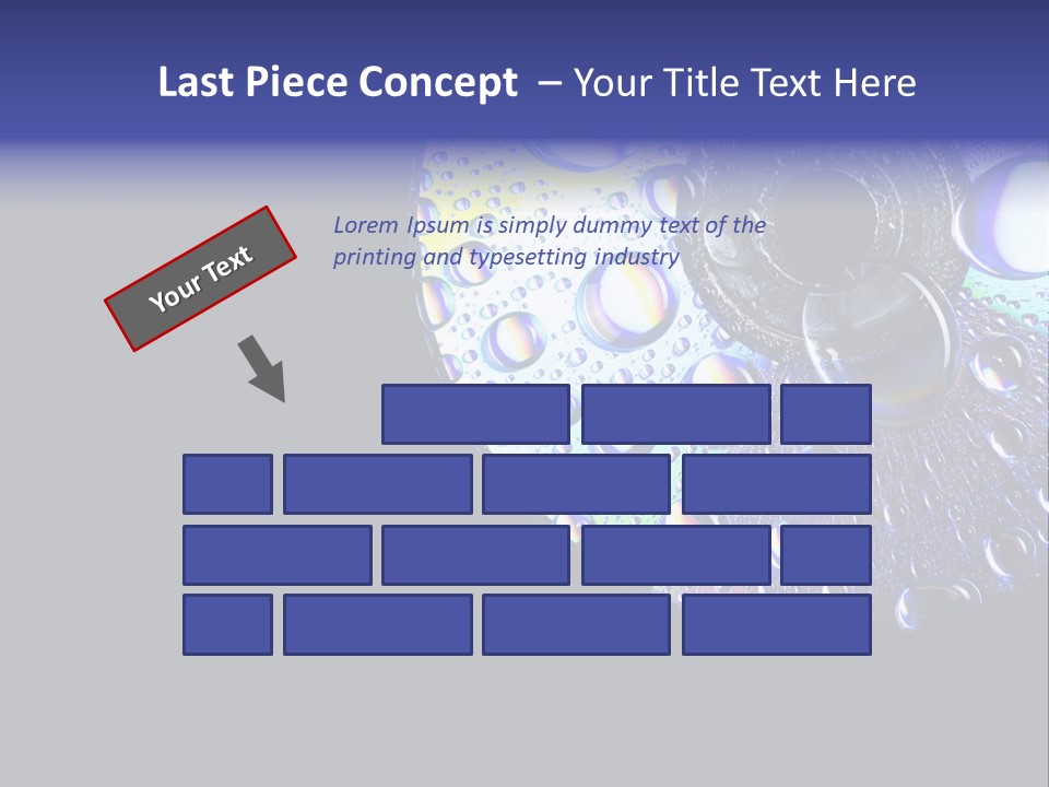 Refraction Laser Drop PowerPoint Template