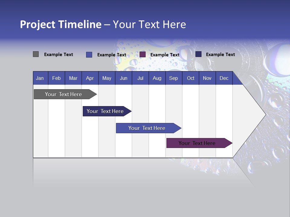 Refraction Laser Drop PowerPoint Template