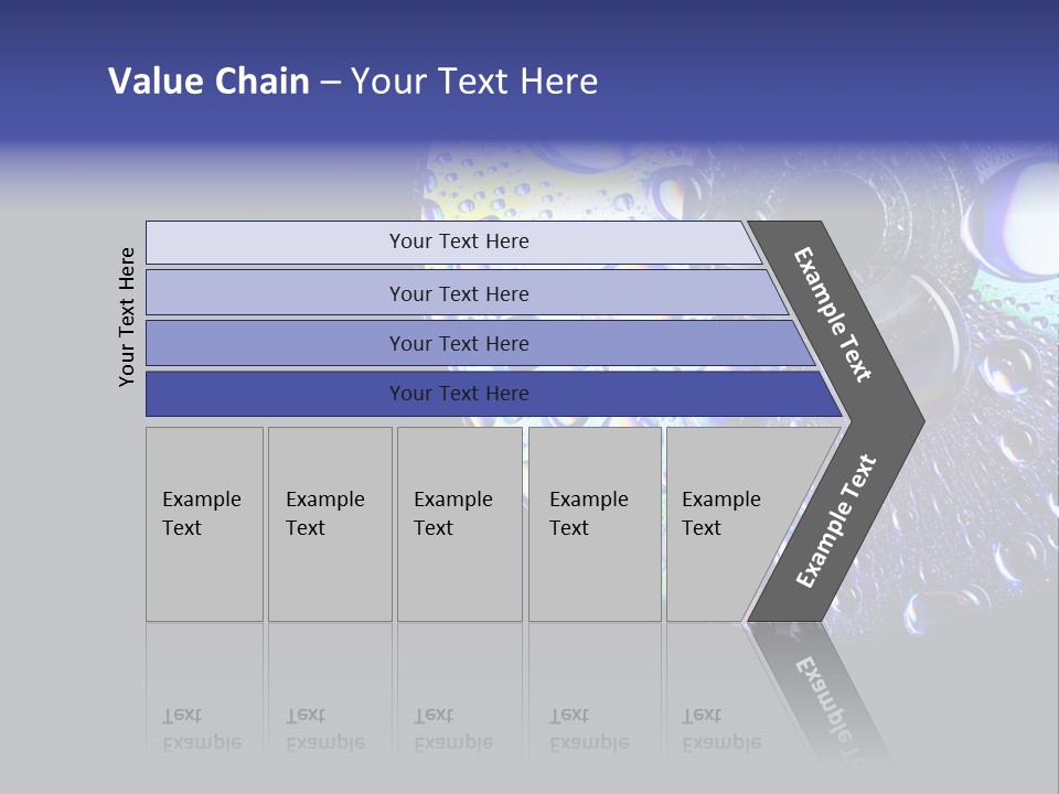 Refraction Laser Drop PowerPoint Template