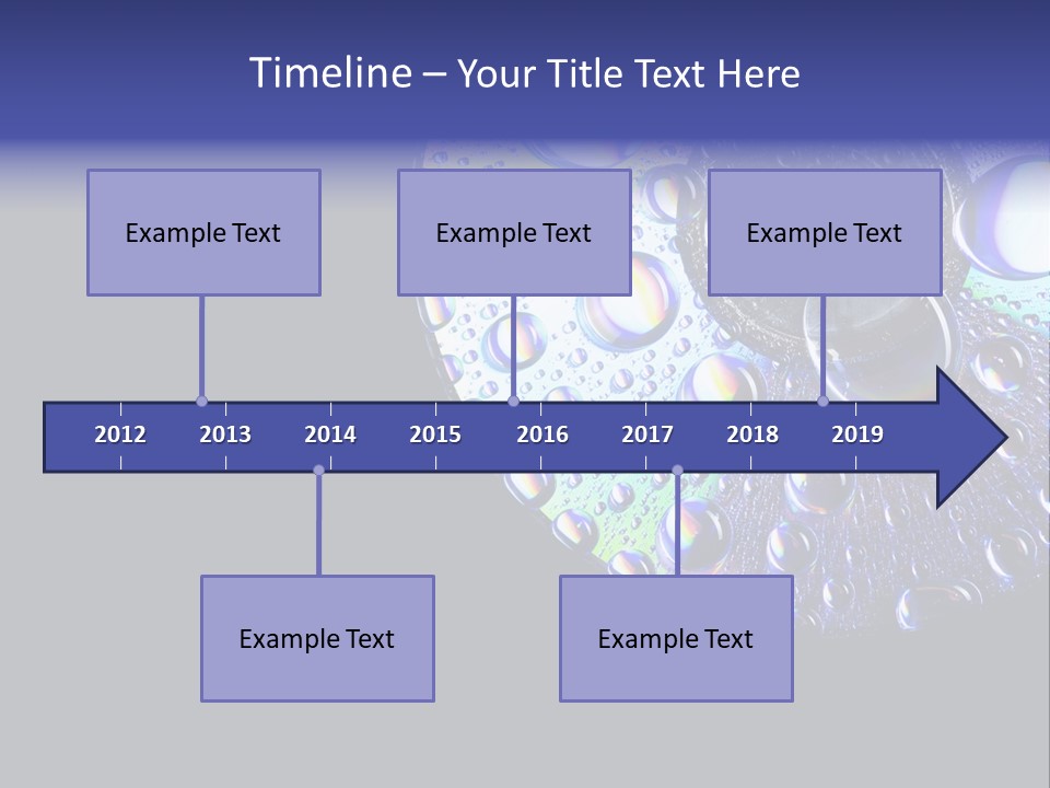 Refraction Laser Drop PowerPoint Template