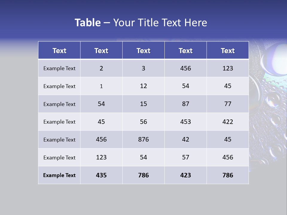 Refraction Laser Drop PowerPoint Template