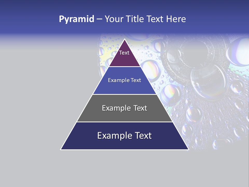 Refraction Laser Drop PowerPoint Template