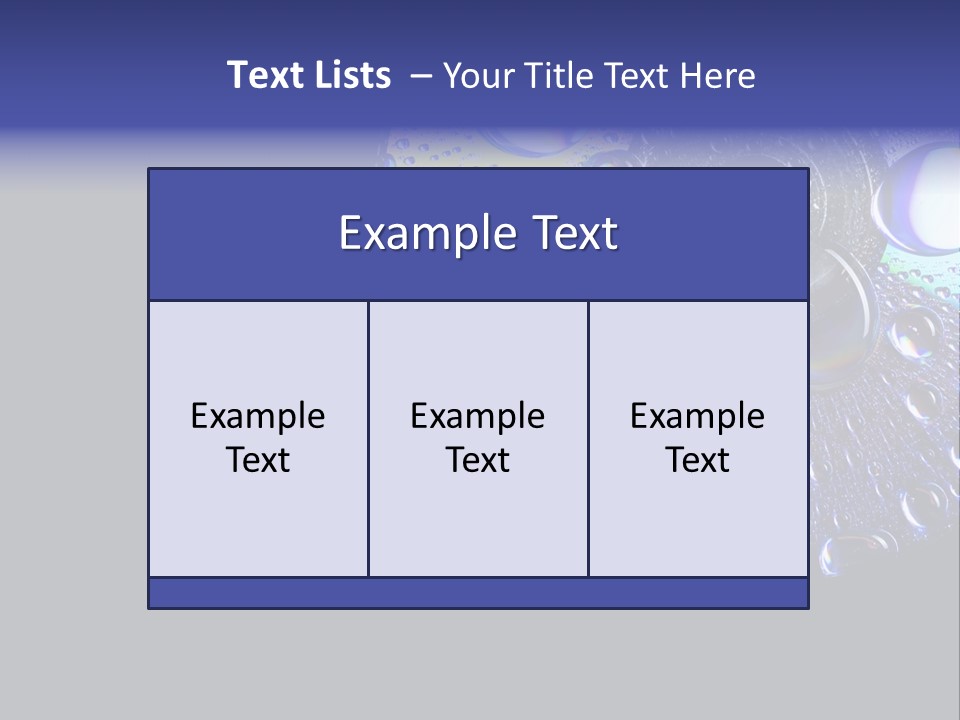 Refraction Laser Drop PowerPoint Template