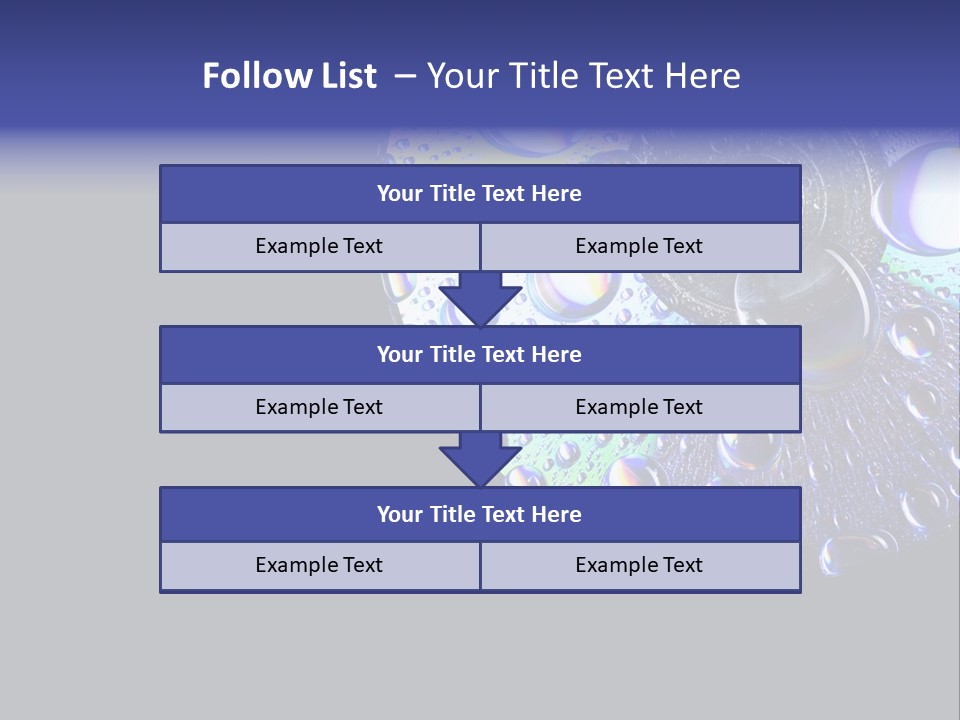 Refraction Laser Drop PowerPoint Template