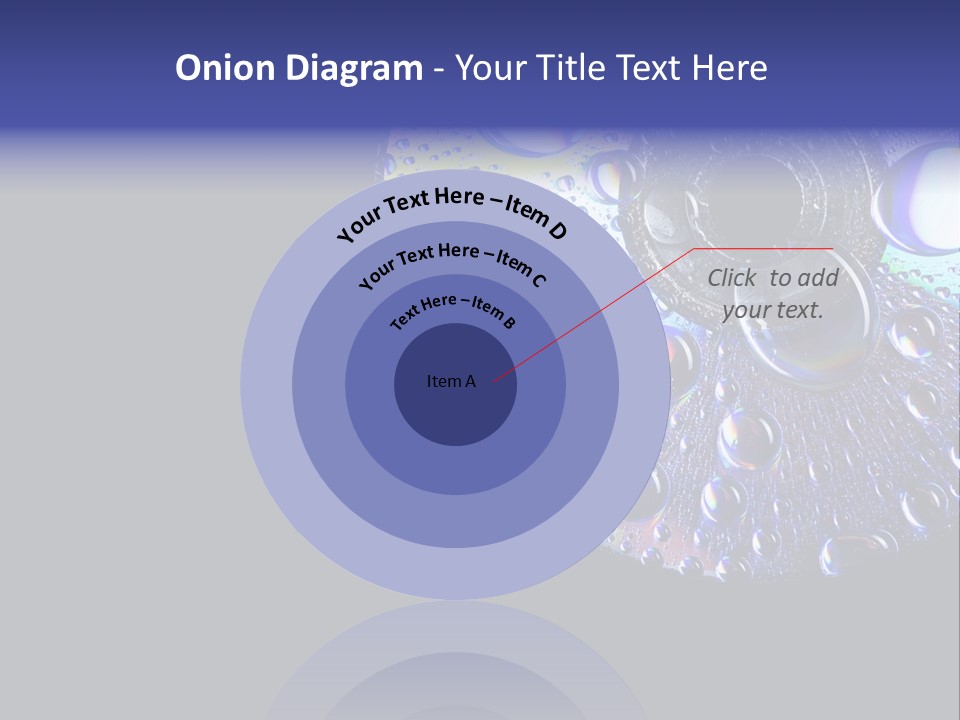 Refraction Laser Drop PowerPoint Template