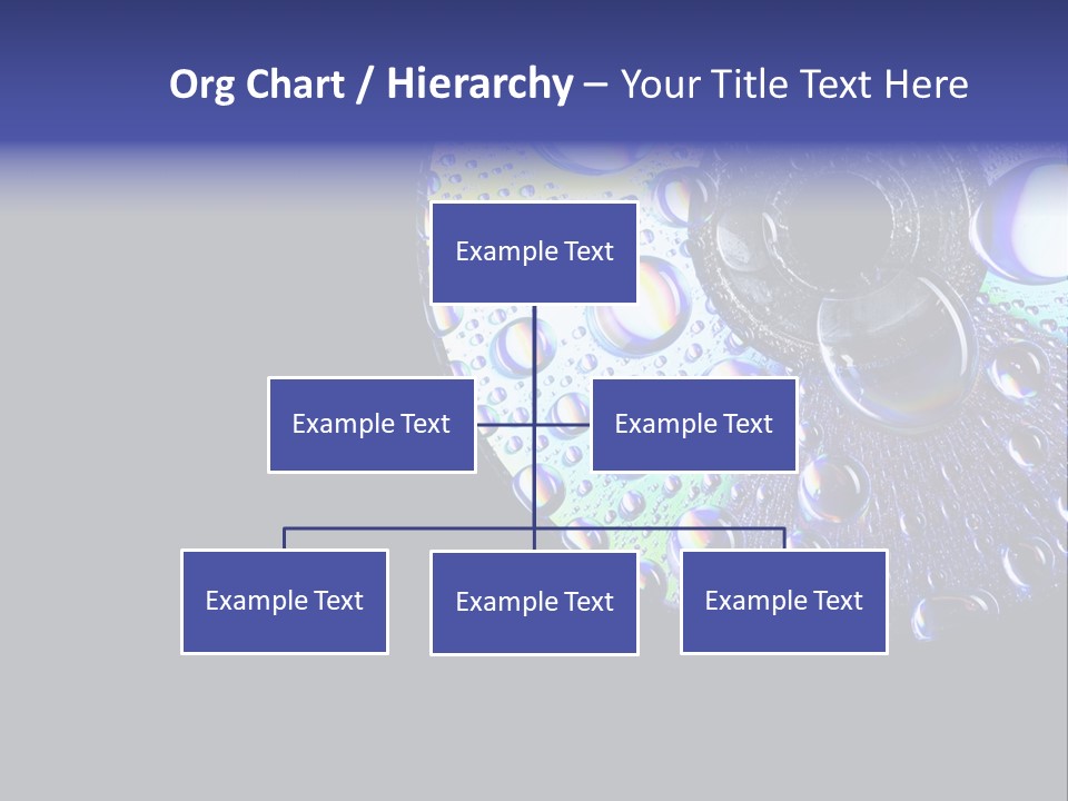 Refraction Laser Drop PowerPoint Template