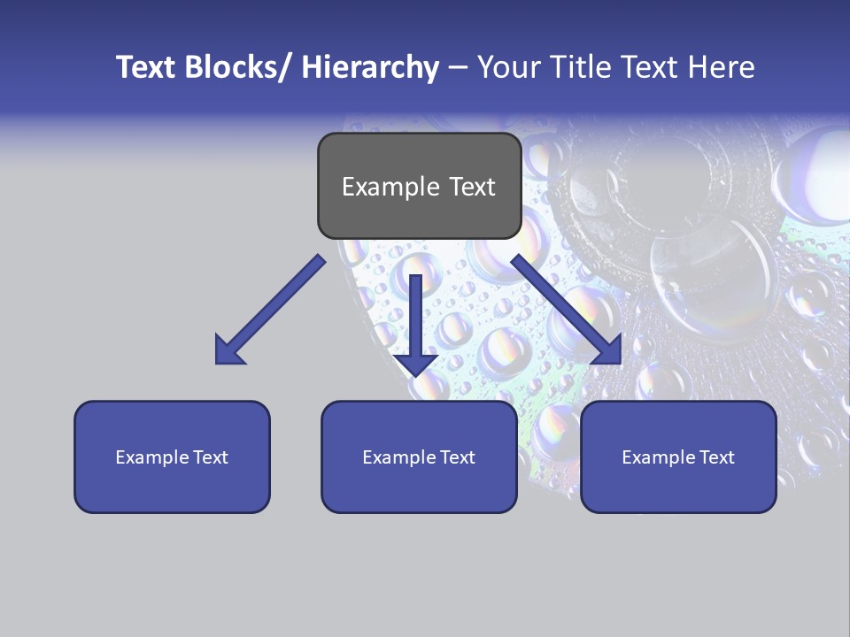 Refraction Laser Drop PowerPoint Template