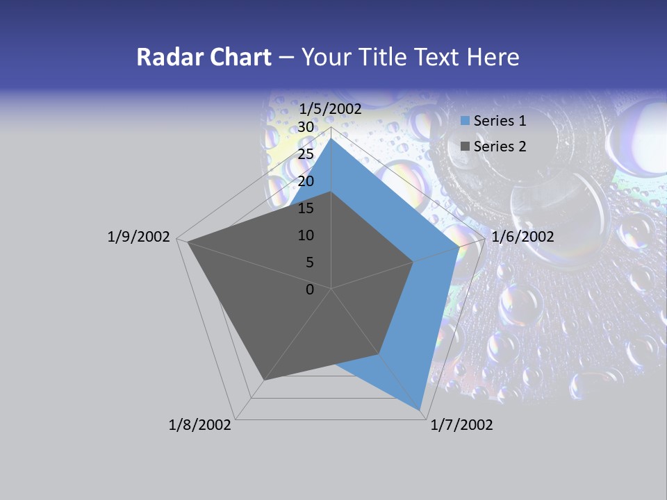 Refraction Laser Drop PowerPoint Template