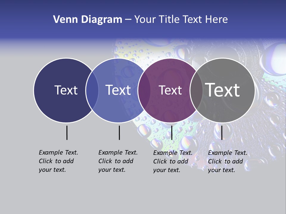 Refraction Laser Drop PowerPoint Template