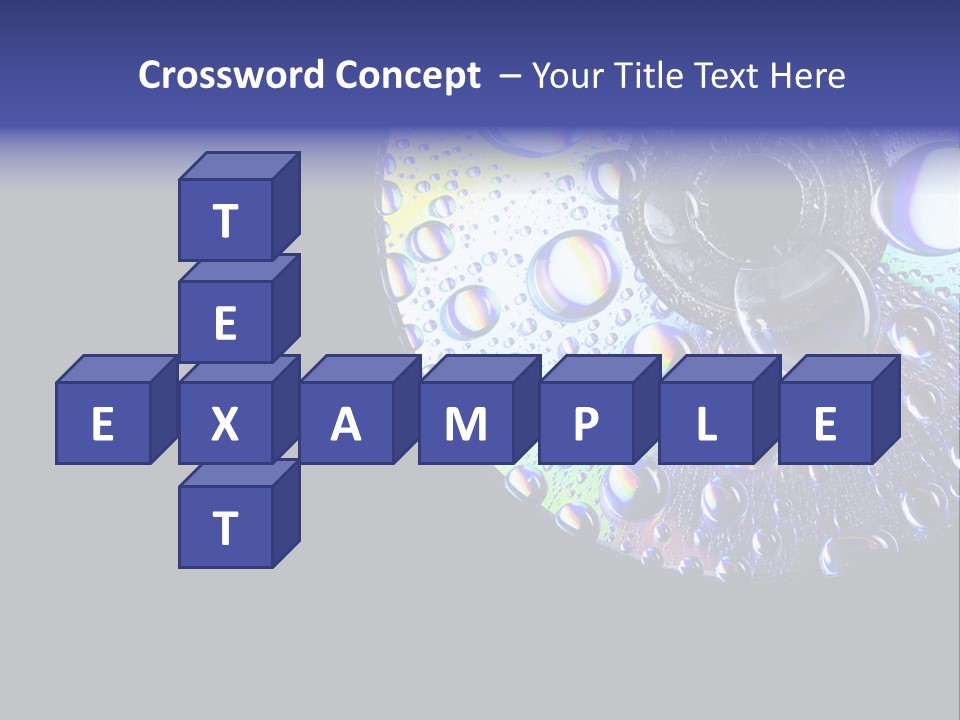 Refraction Laser Drop PowerPoint Template