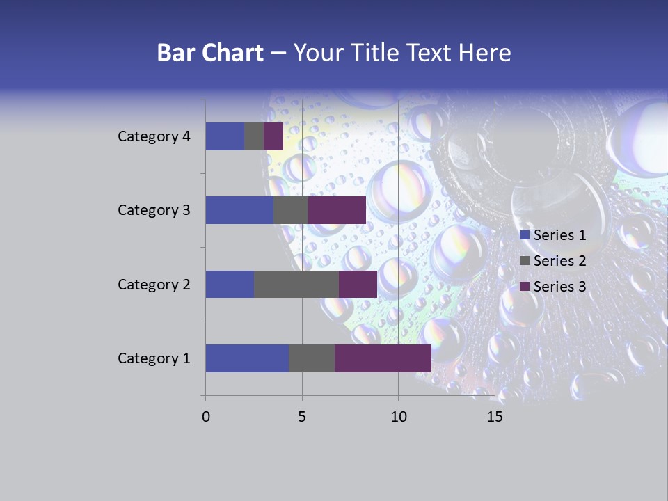 Refraction Laser Drop PowerPoint Template