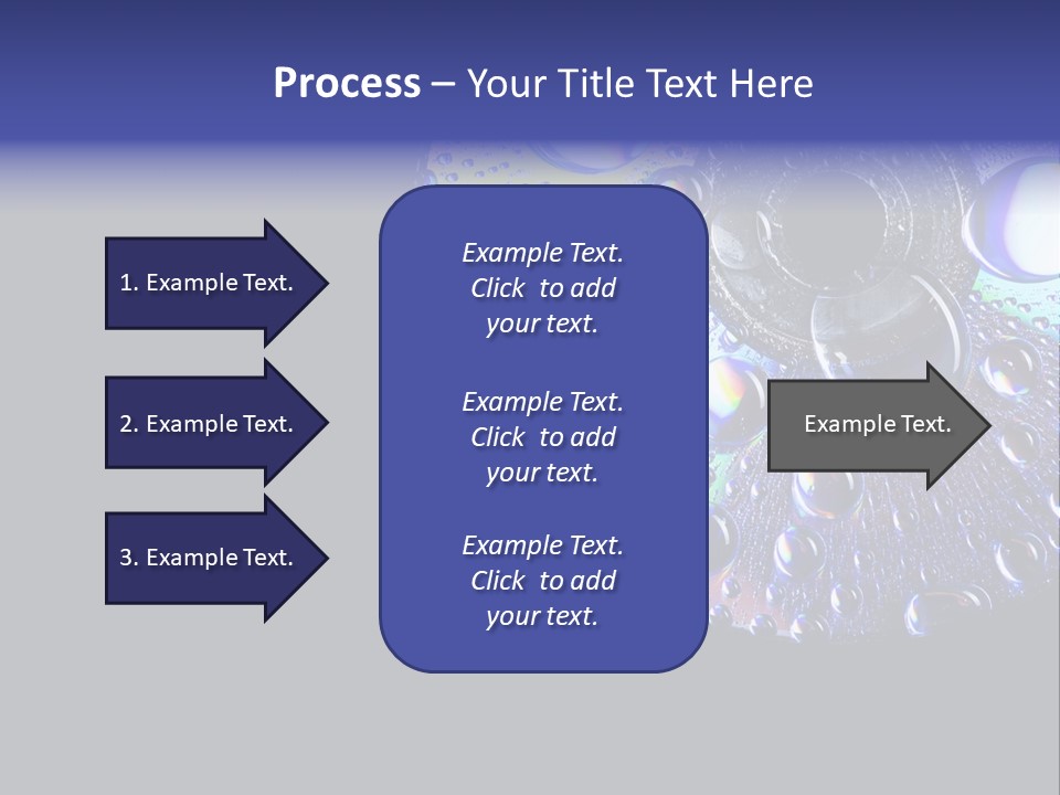 Refraction Laser Drop PowerPoint Template