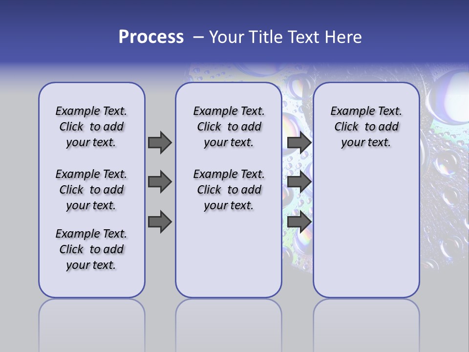 Refraction Laser Drop PowerPoint Template