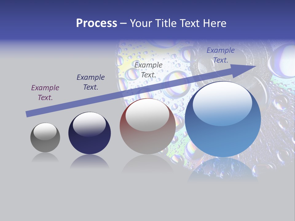 Refraction Laser Drop PowerPoint Template