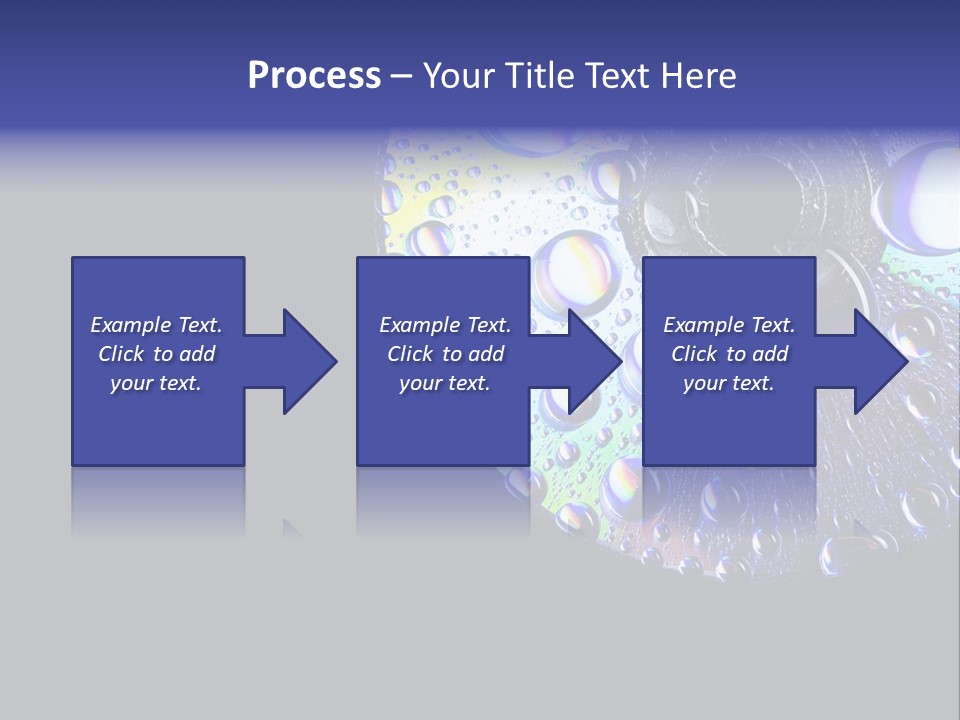 Refraction Laser Drop PowerPoint Template