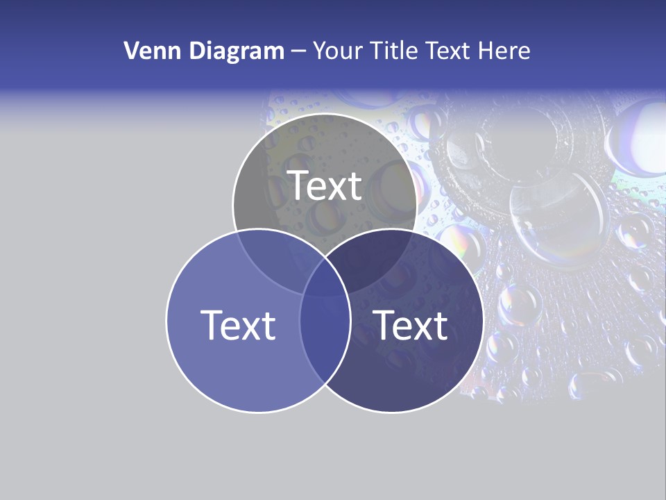 Refraction Laser Drop PowerPoint Template