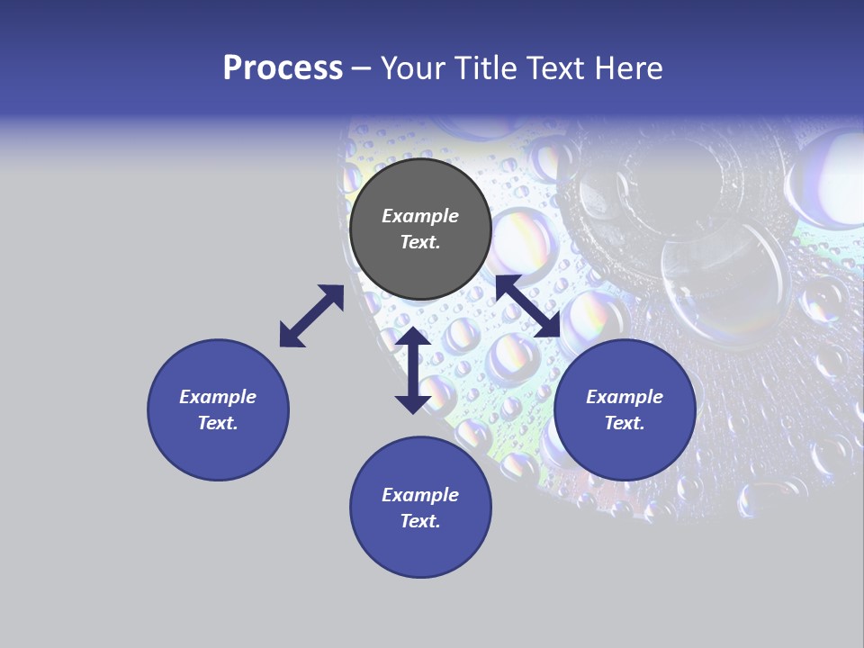 Refraction Laser Drop PowerPoint Template