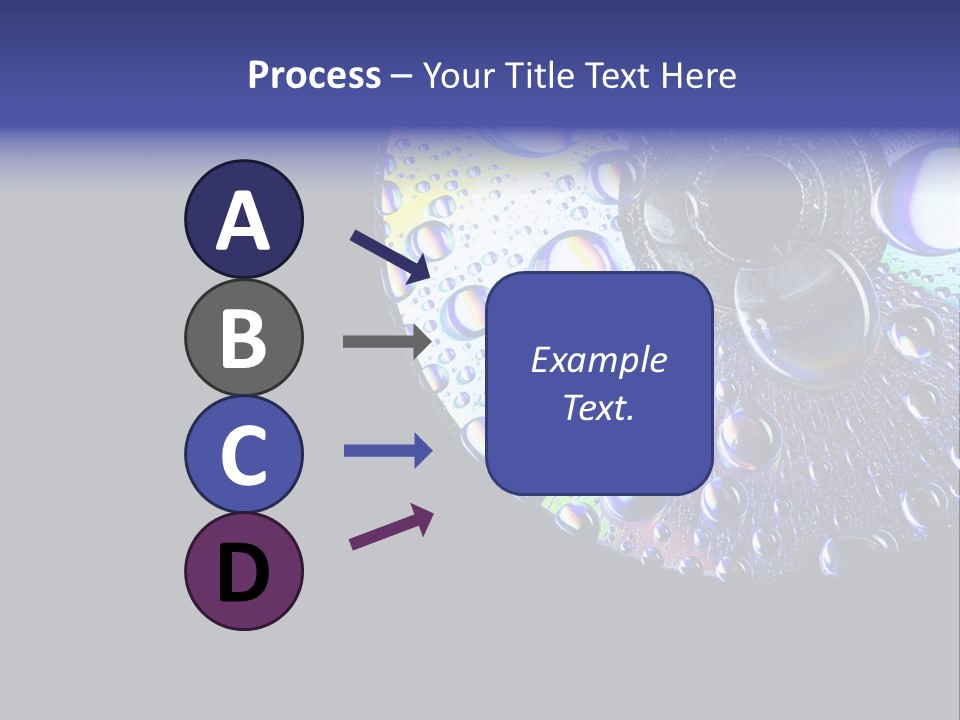 Refraction Laser Drop PowerPoint Template