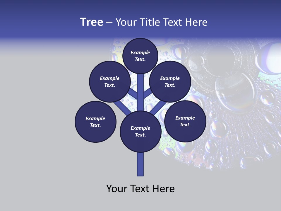 Refraction Laser Drop PowerPoint Template