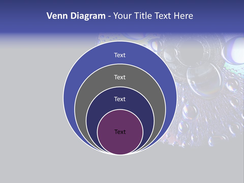 Refraction Laser Drop PowerPoint Template