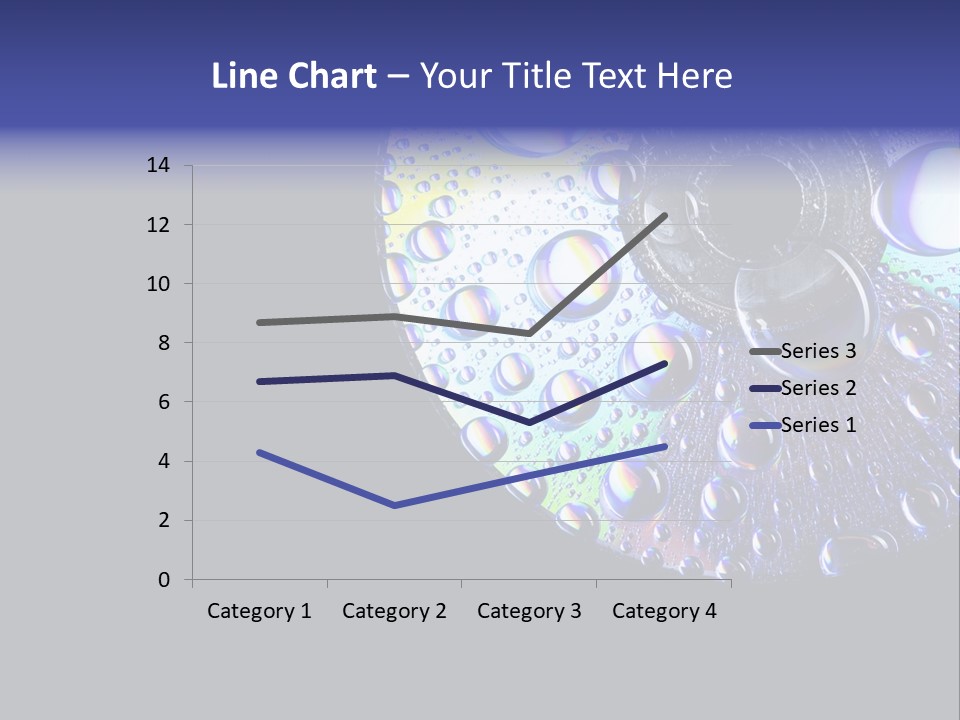 Refraction Laser Drop PowerPoint Template