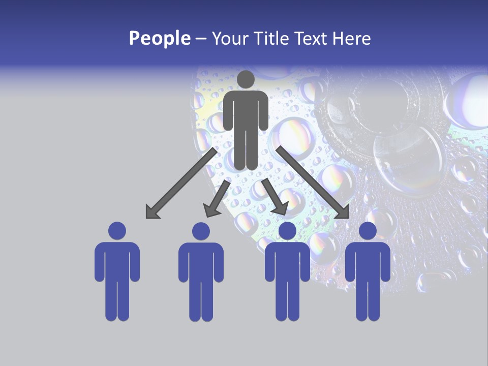 Refraction Laser Drop PowerPoint Template