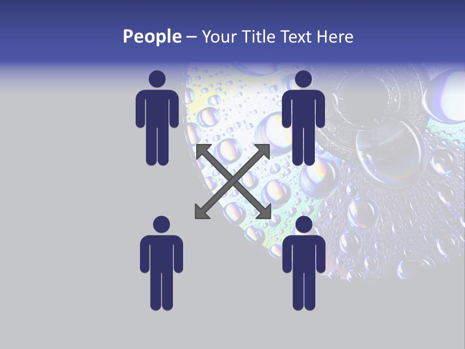 Refraction Laser Drop PowerPoint Template