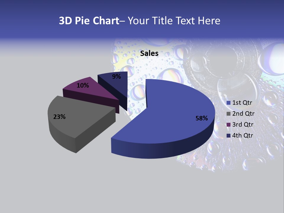 Refraction Laser Drop PowerPoint Template