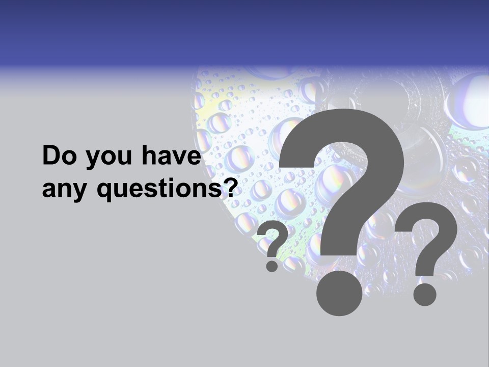 Refraction Laser Drop PowerPoint Template