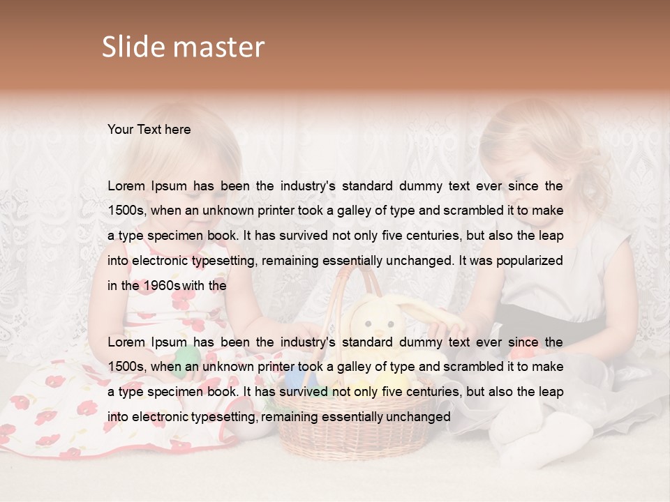 Kids Playing PowerPoint Template