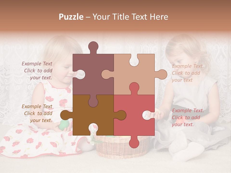 Kids Playing PowerPoint Template