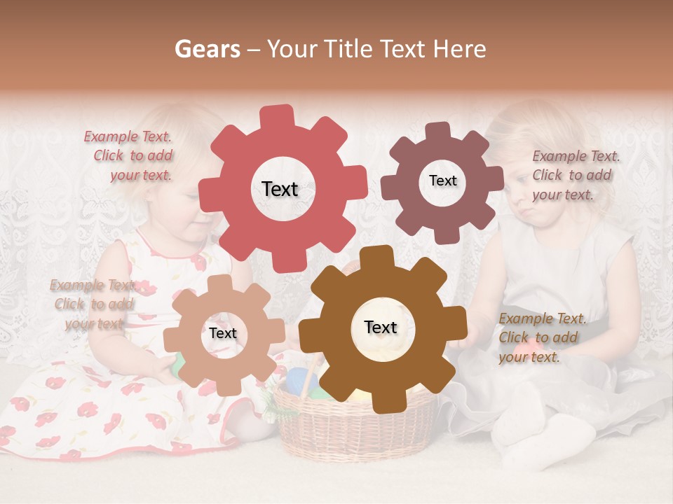 Kids Playing PowerPoint Template