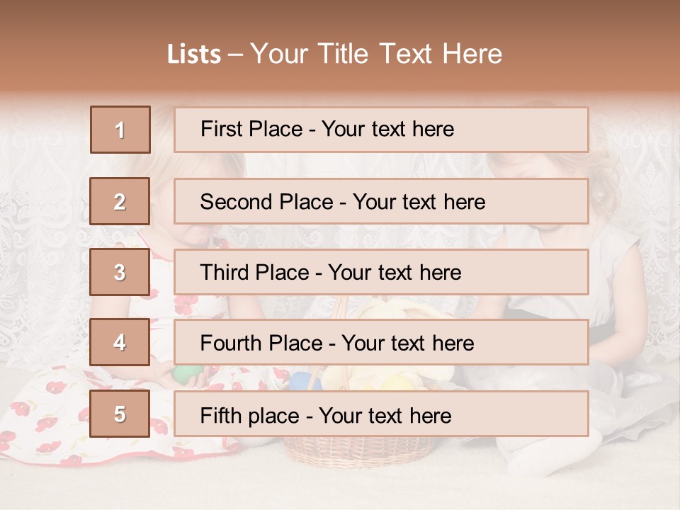 Kids Playing PowerPoint Template