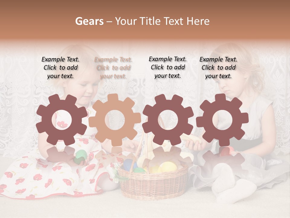 Kids Playing PowerPoint Template