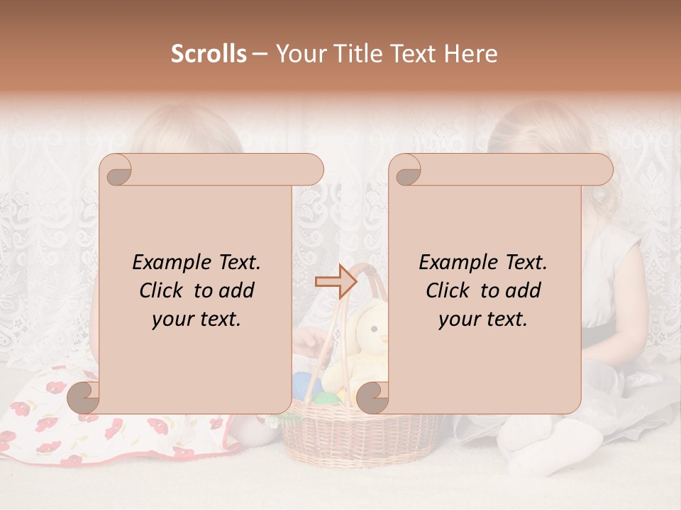Kids Playing PowerPoint Template