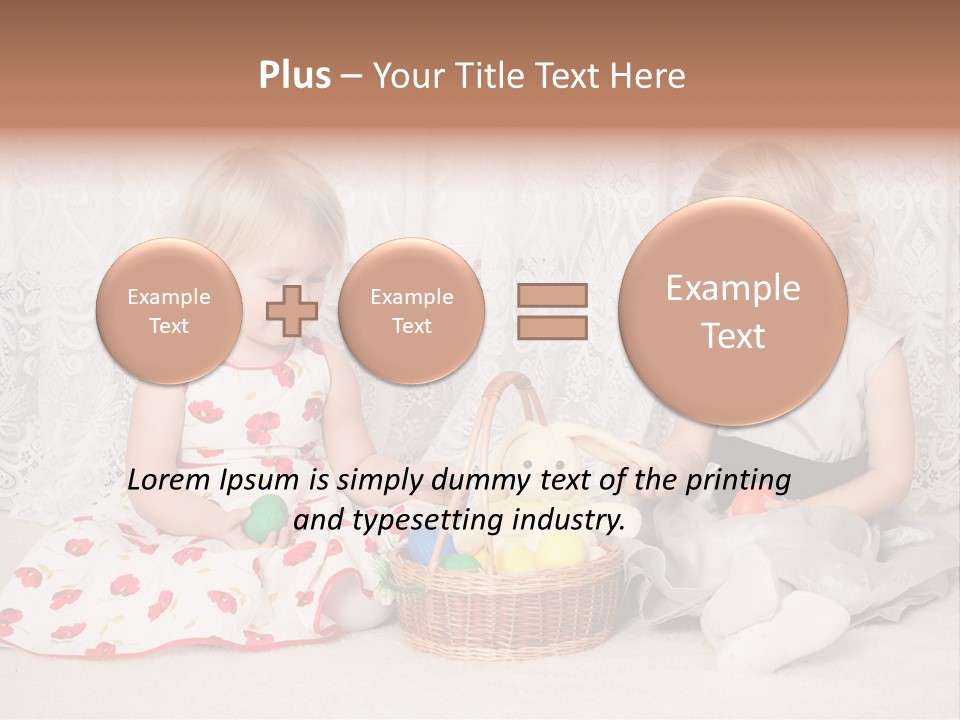 Kids Playing PowerPoint Template