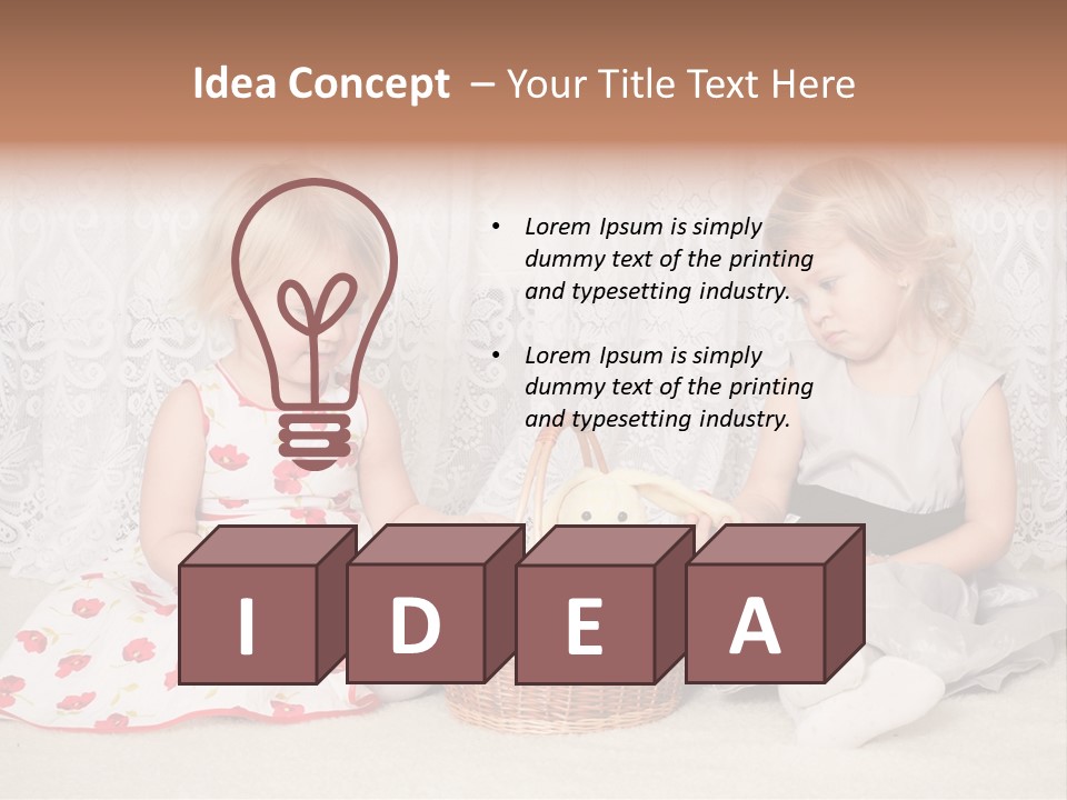 Kids Playing PowerPoint Template