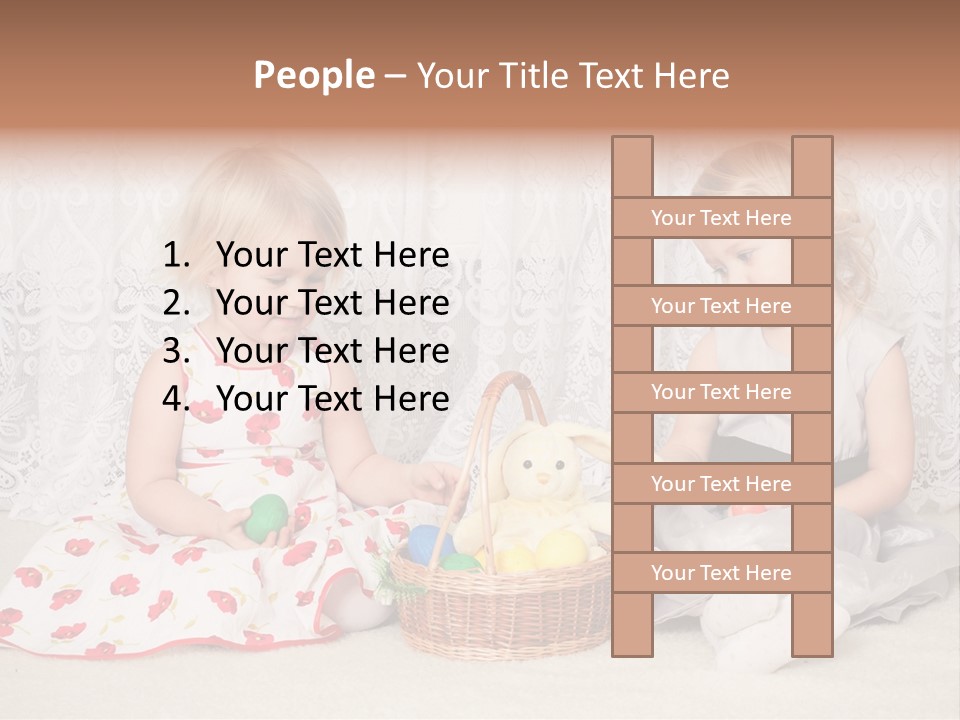 Kids Playing PowerPoint Template