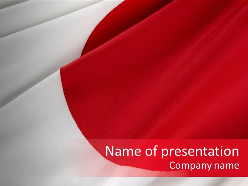 Textile Japanese Nation PowerPoint Template