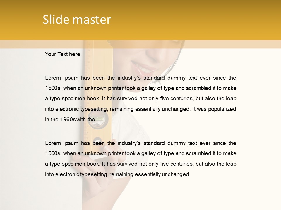 Drill Engineering White PowerPoint Template