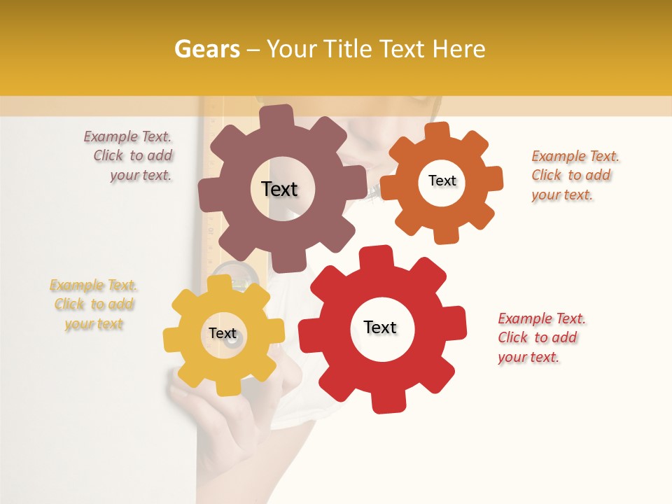 Drill Engineering White PowerPoint Template