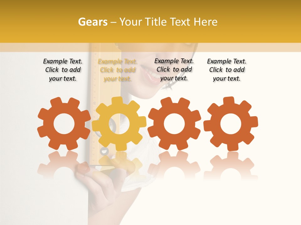 Drill Engineering White PowerPoint Template