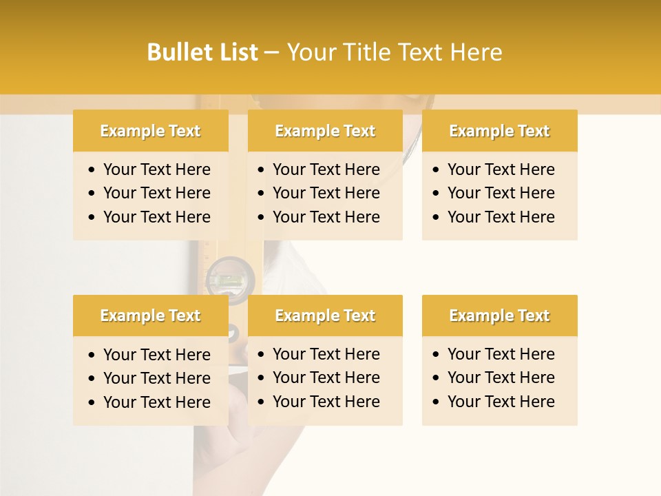 Drill Engineering White PowerPoint Template