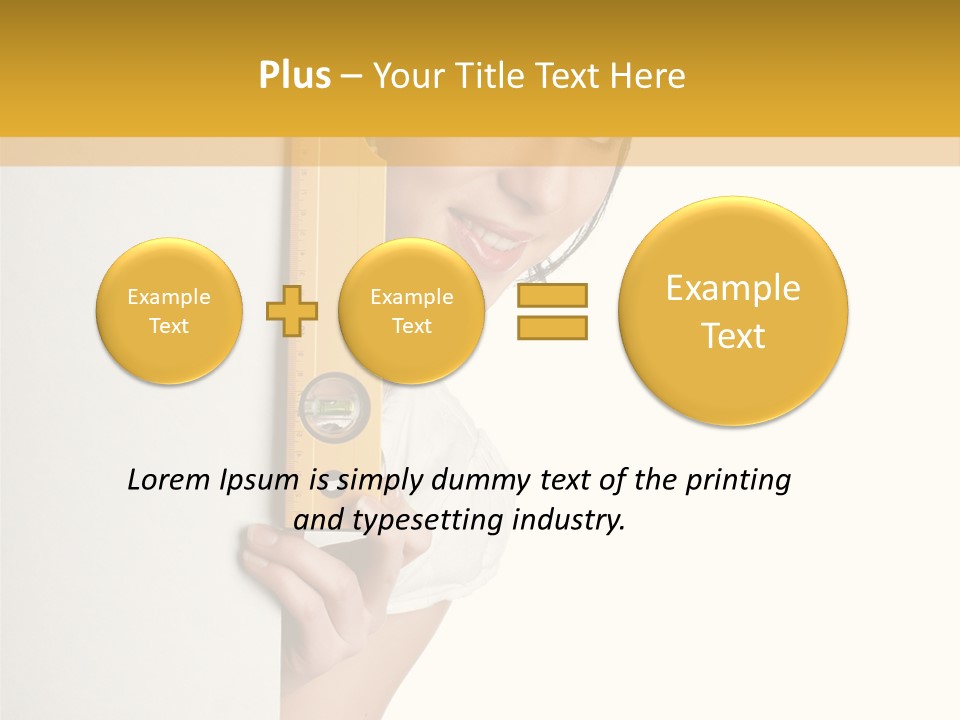 Drill Engineering White PowerPoint Template