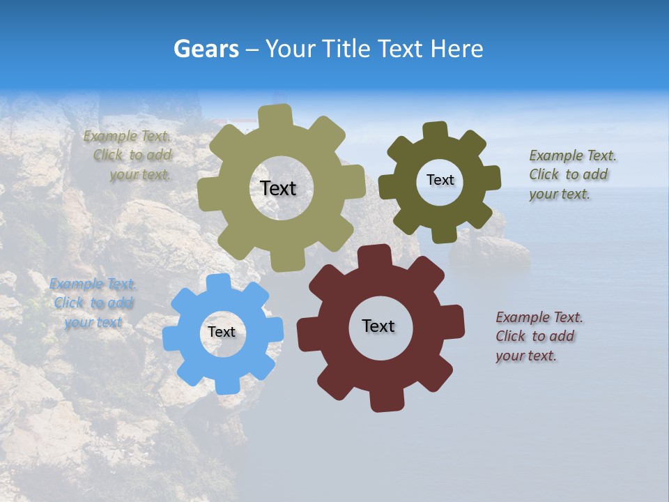 Figure Per On Corporate PowerPoint Template