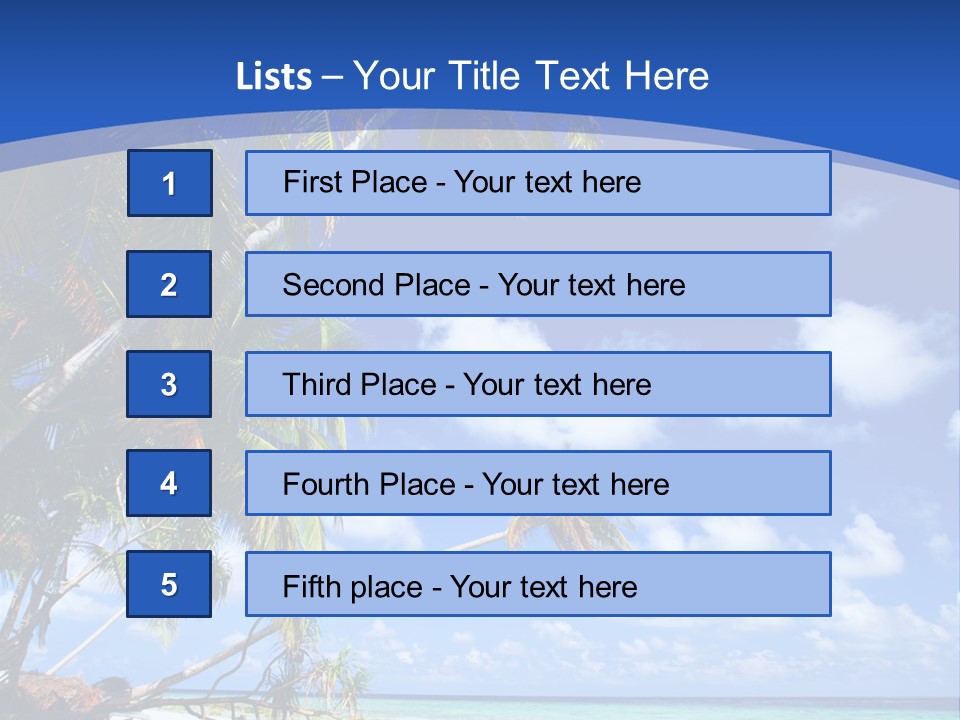 Beautiful Sea PowerPoint Template