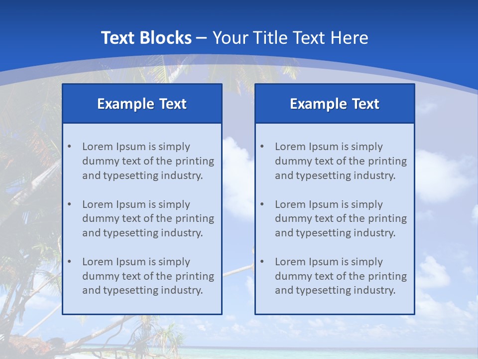 Beautiful Sea PowerPoint Template