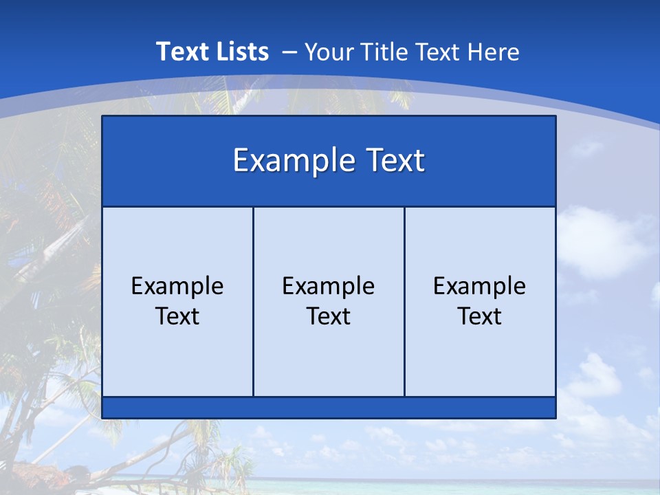 Beautiful Sea PowerPoint Template