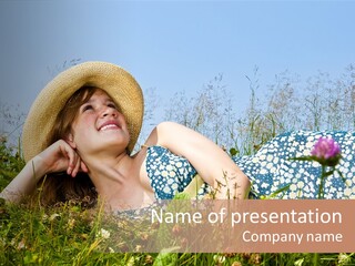 Outside Pretty Bright PowerPoint Template