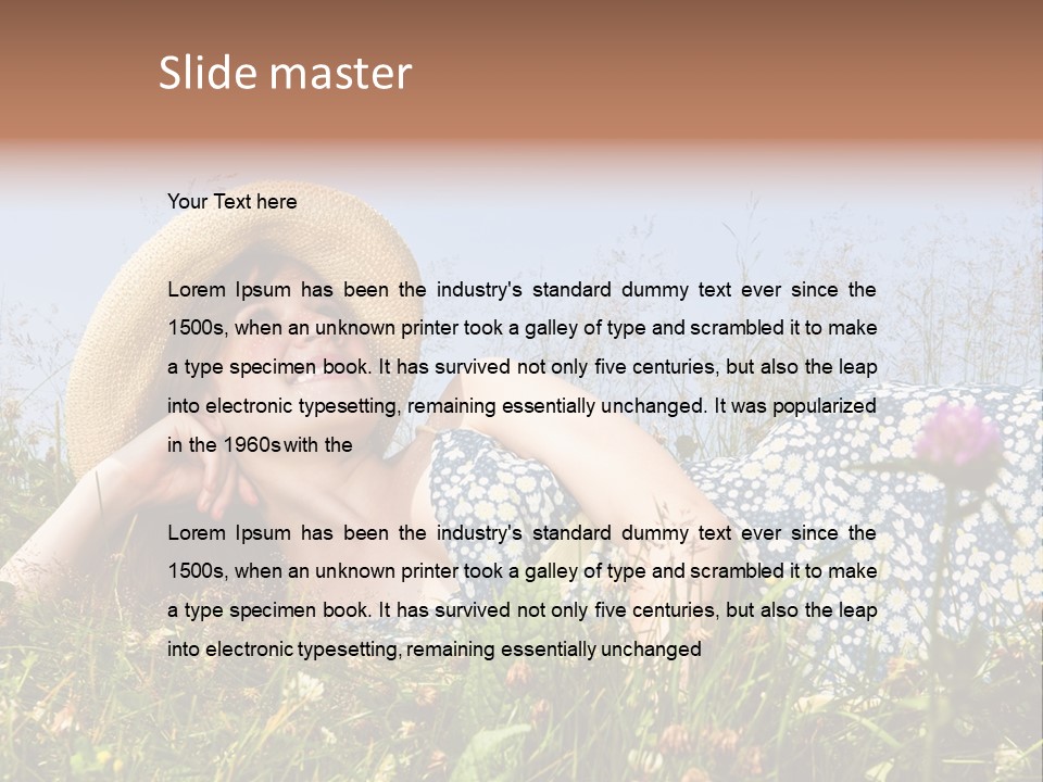 Outside Pretty Bright PowerPoint Template